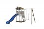 Kinder-Spielturm «Beach Tower Swing» Stelzenhaus Einzelschaukel Holzturm Rutsche